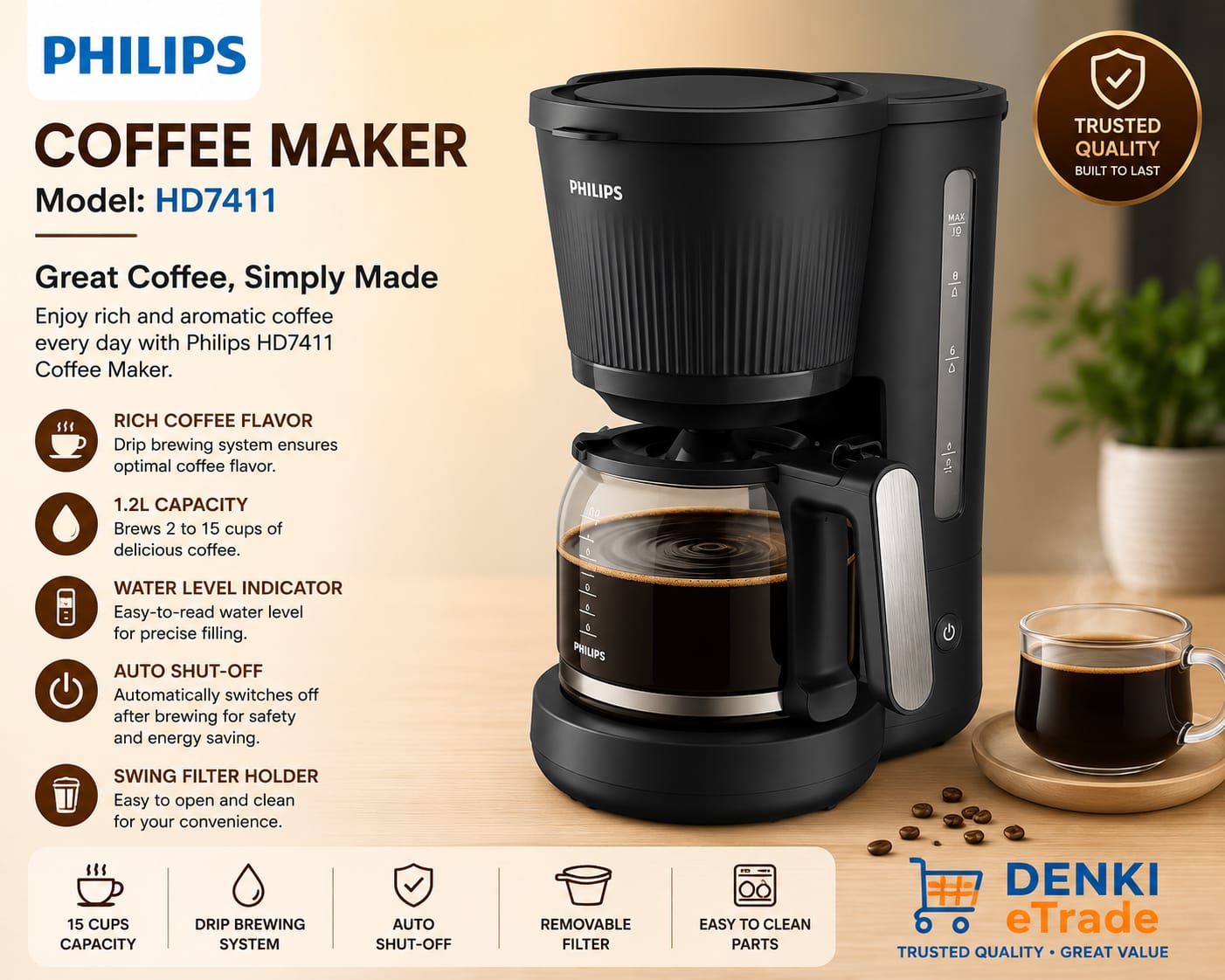 Philips Coffee Maker HD7411